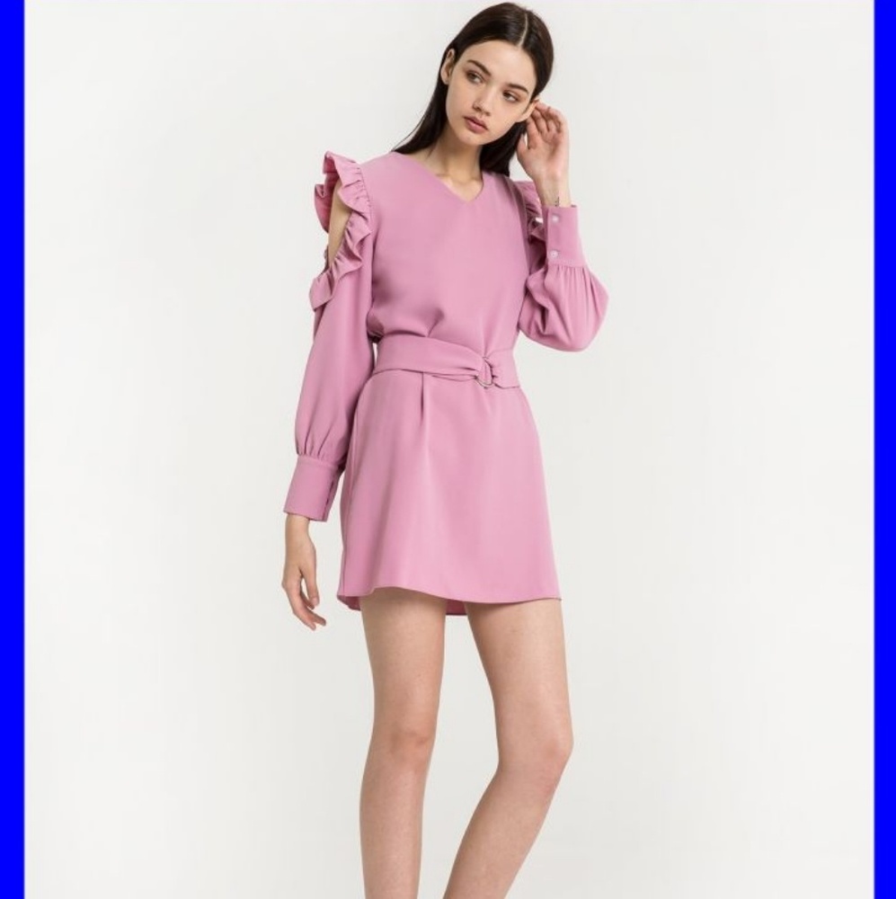 Pixie Market Cut of Shoulder Dress